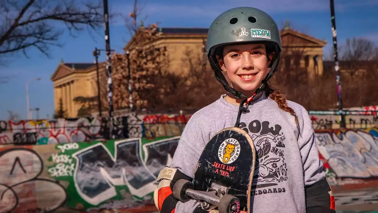 11-year-old skateboarder aims to inspire girls and grow the sport in Delaware County