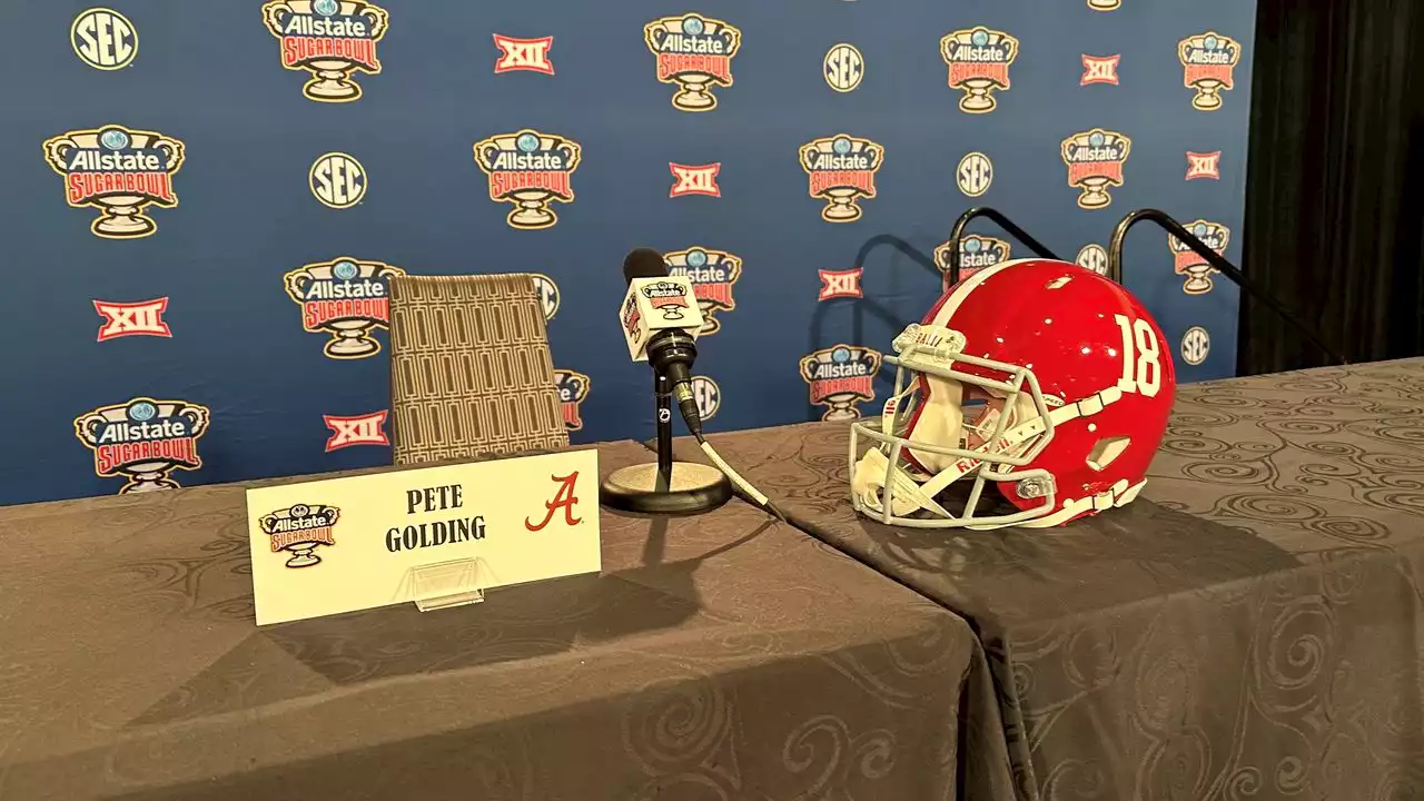 Live updates: Alabama DC Pete Golding speaks before Sugar Bowl