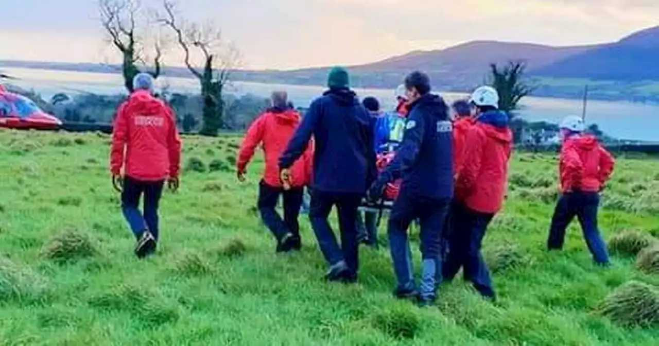 Badly-injured mountain biker rescued and airlifted to hospital