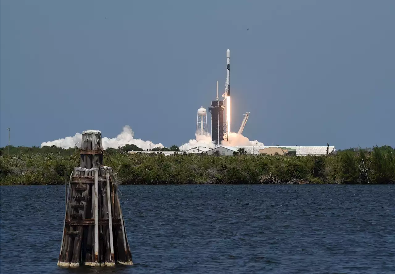 SpaceX rocket launch creates gorgeous visuals over Florida