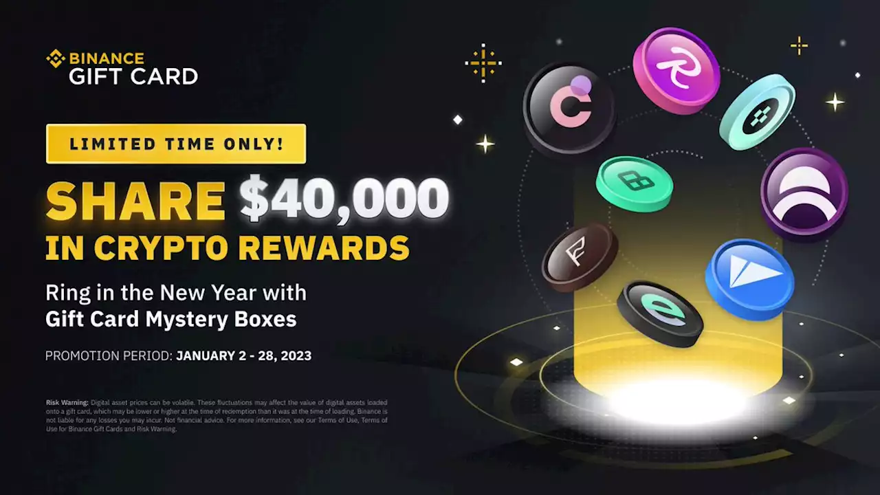 Ring in the New Year with Binance Gift Card: Share $40,000 in Rewards! | Binance Support