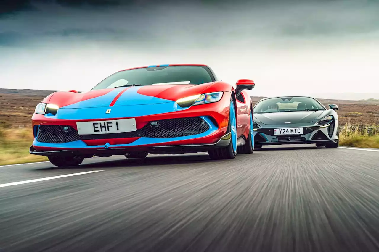 Watch: Ferrari 296 GTB vs McLaren Artura twin test review