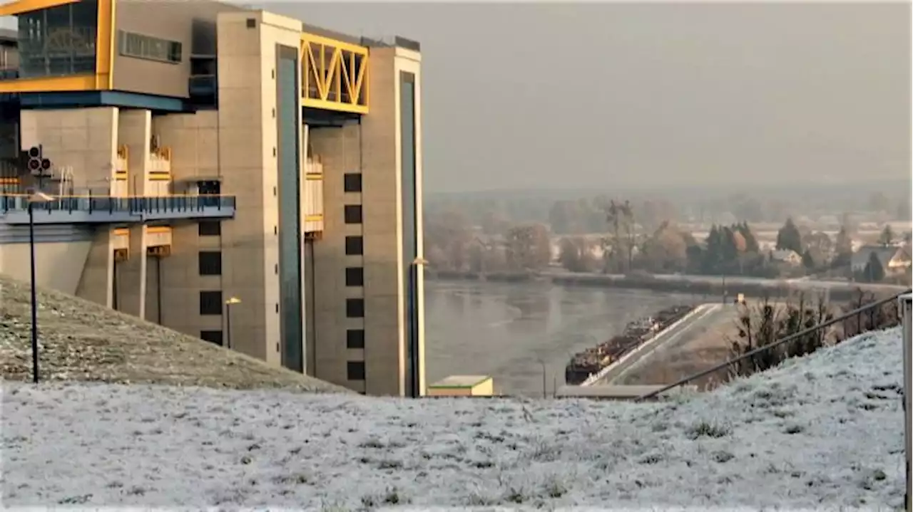 Neues Schiffshebewerk in Niederfinow bis Januar geschlossen