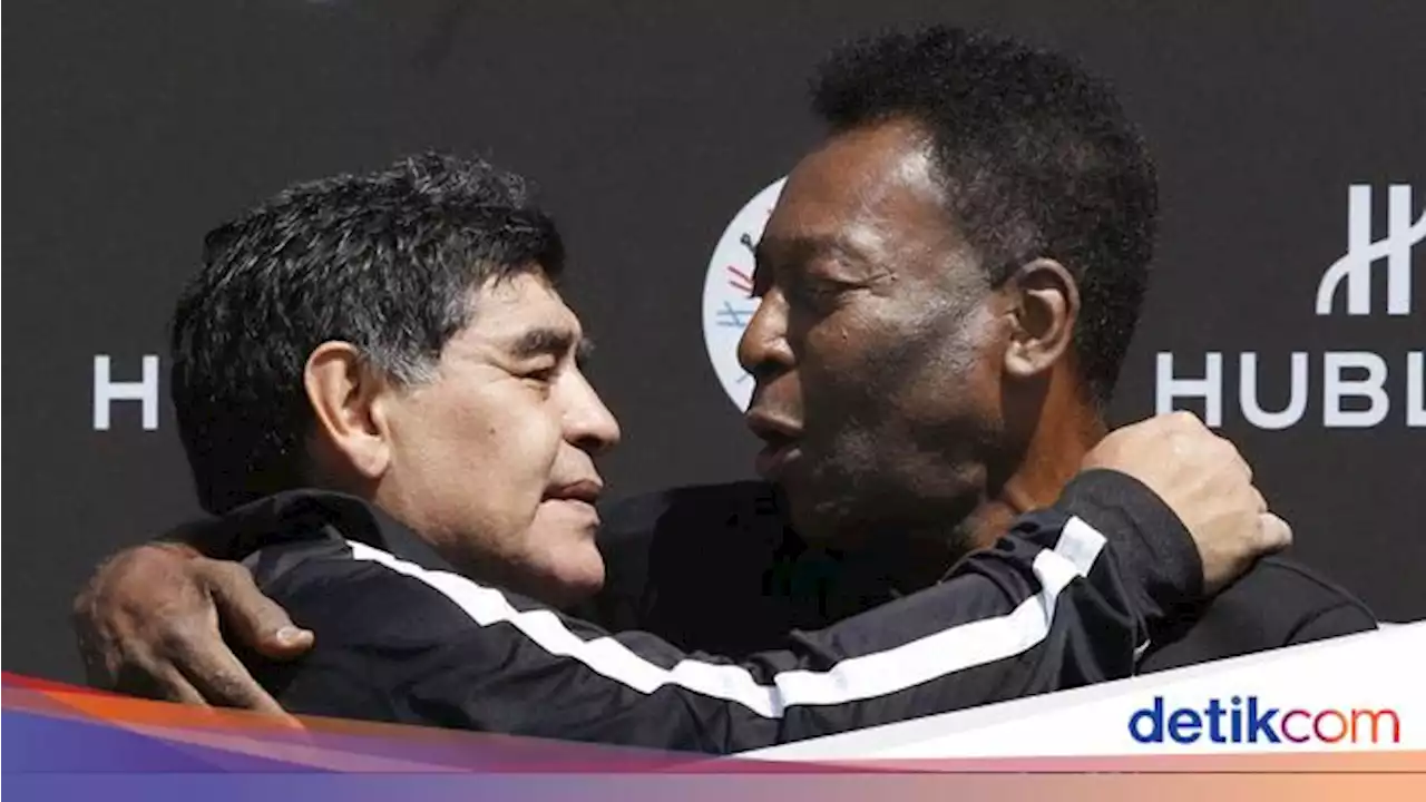 Ketika Pele dan Maradona 'Berdebat' Siapa yang Terbaik