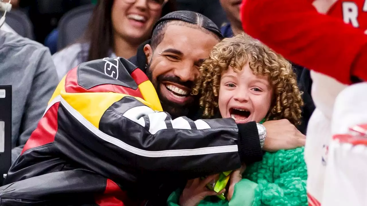 Drake and Son Adonis Are Too Cute at Latest Basketball Outing