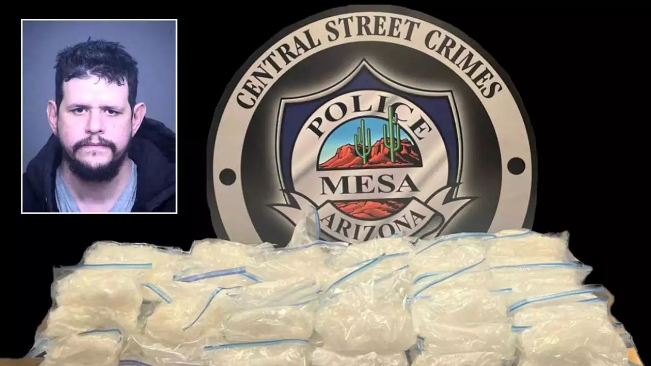 $400K worth of meth found during Phoenix traffic stop; suspect arrested