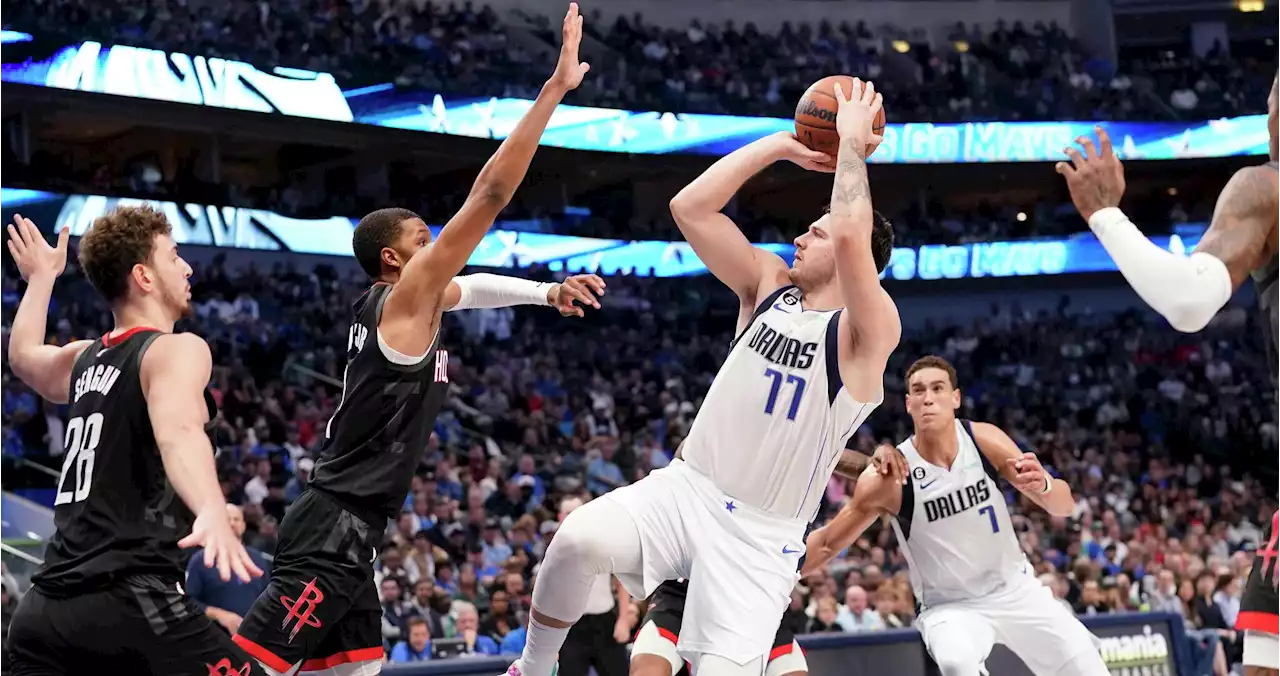 Mavericks 129, Rockets 114: Luka Doncic blows past Houston, again