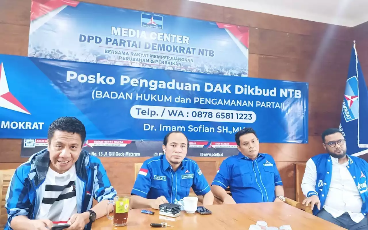 Demokrat NTB Soroti Proyek DAK Dinas Pendidikan yang Tidak Rampung