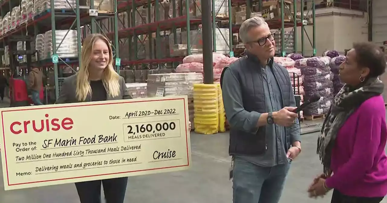 Cruise donates to S.F. Marin Food Bank