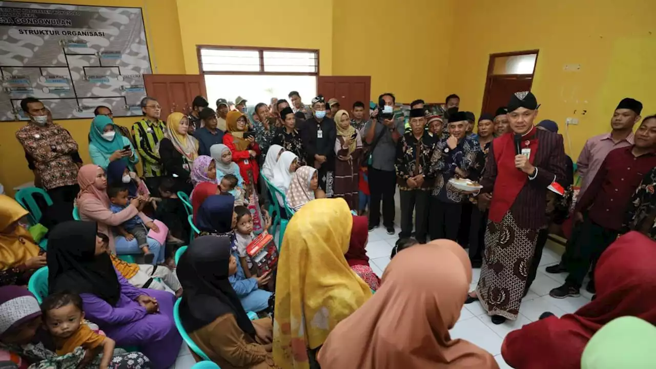 Di Hadapan Puluhan Ibu-Ibu dan Remaja, Ganjar Serukan Gotong Royong Cegah Stunting