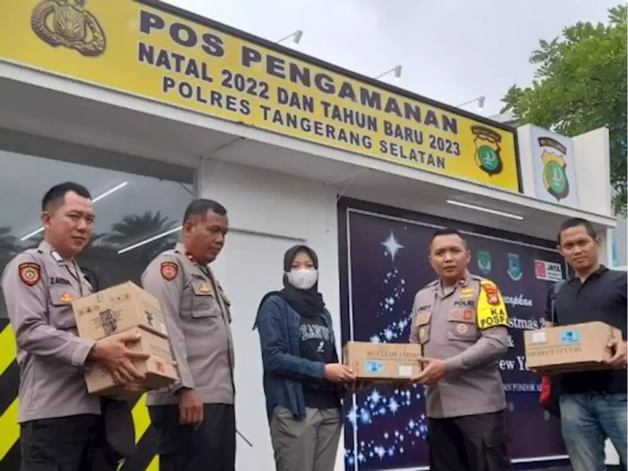 Suplemen Kesehatan Dukung Polres Tangerang Selatan Jaga Keamanan Nataru