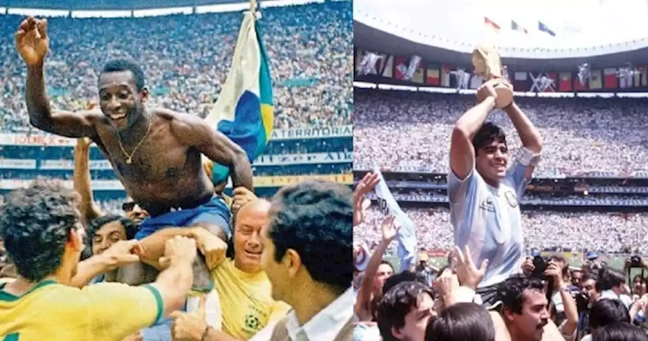 Pelé y Maradona murieron ambos se coronaron en el Estadio Azteca