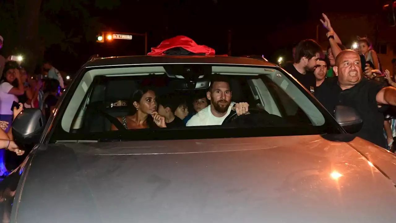 La fiesta de Lionel Messi en Rosario: así celebraron los campeones del mundo