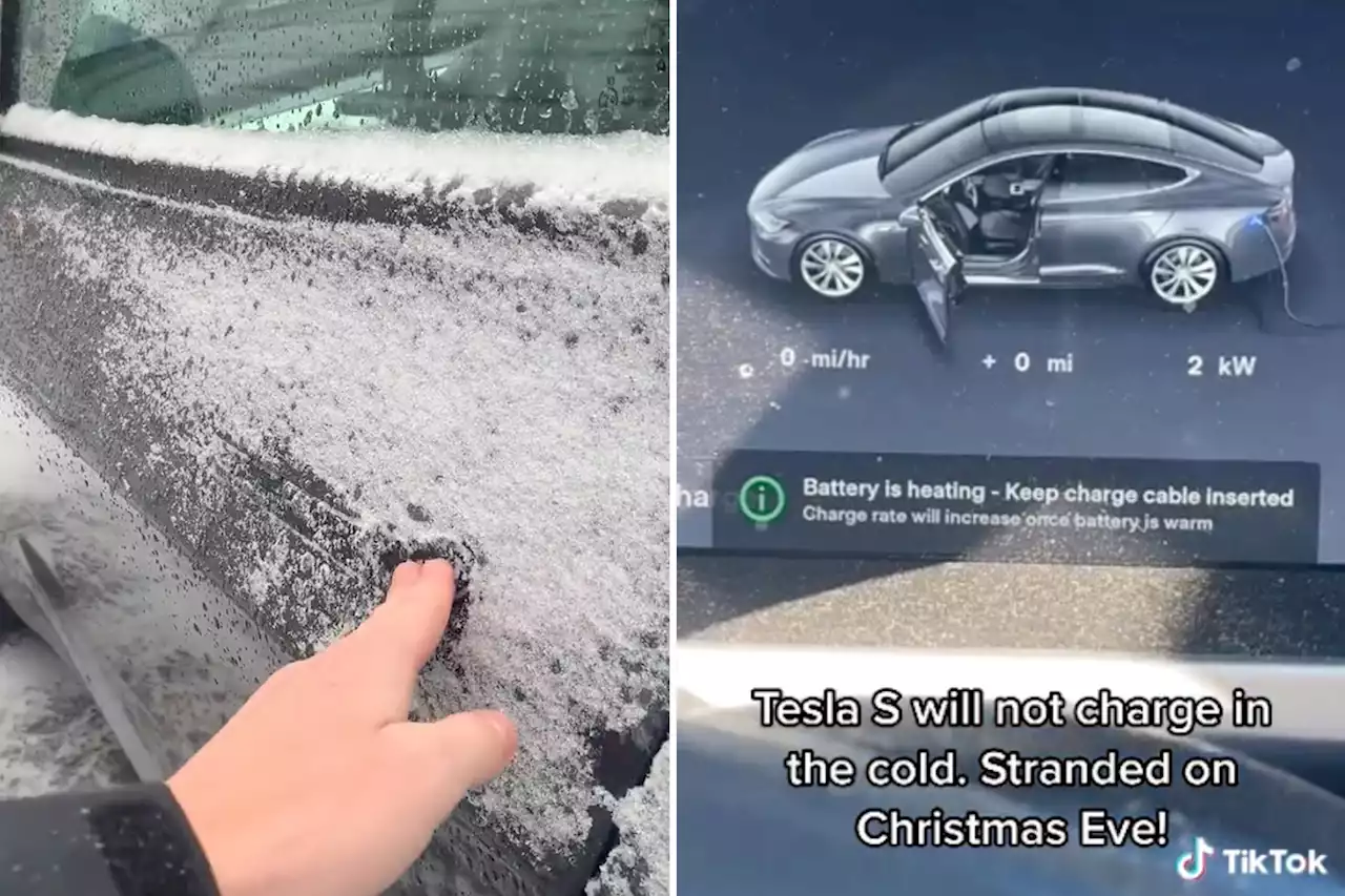 Tesla owners share videos of their cars failing in arctic freeze