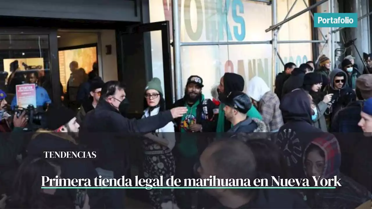 Primera tienda legal de marihuana en Nueva York: un éxito total