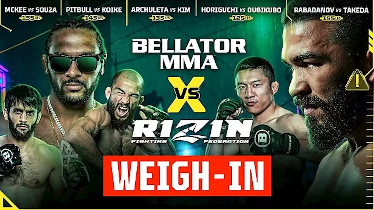 LIVE STREAM | Bellator vs. Rizin Weigh-In Show