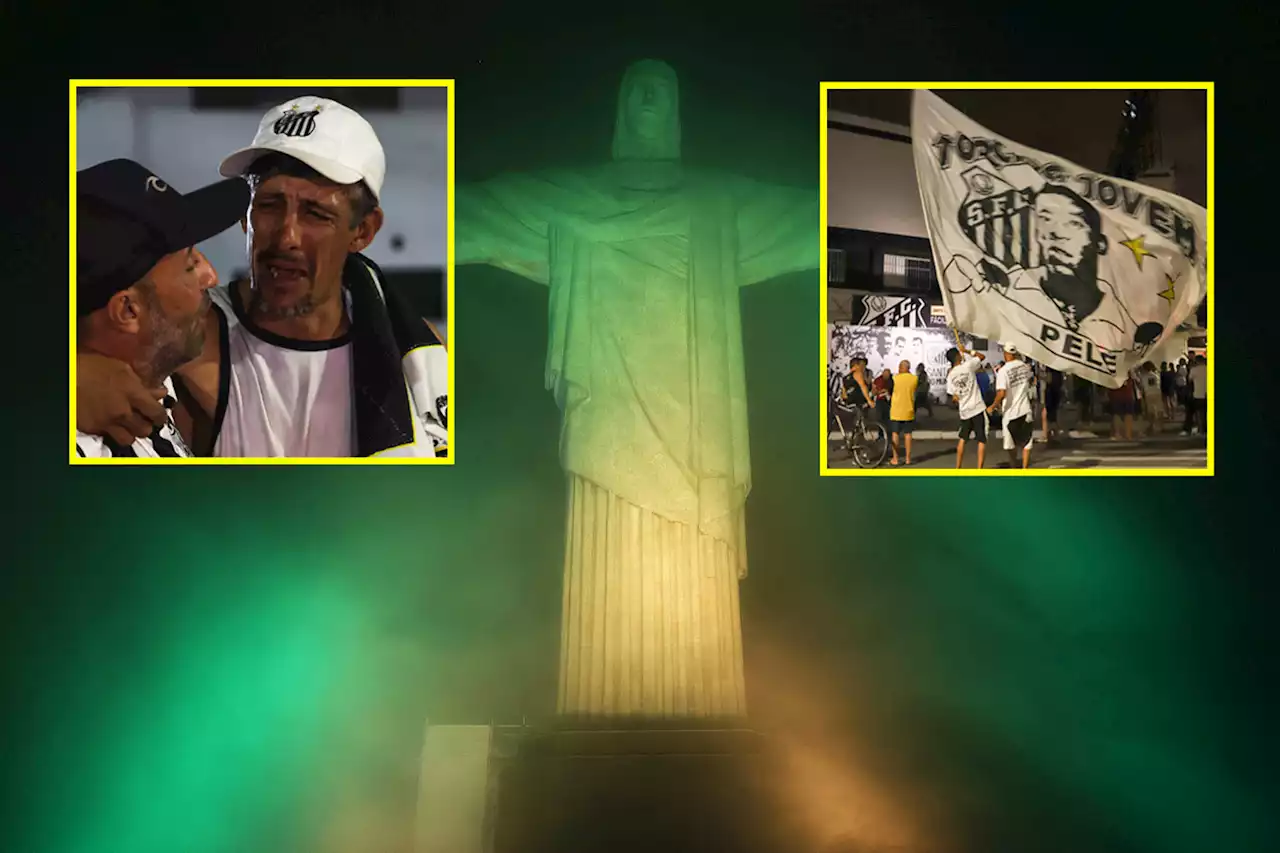 Brazil enter three days of mourning after death of Pele as fans pay tearful tributes