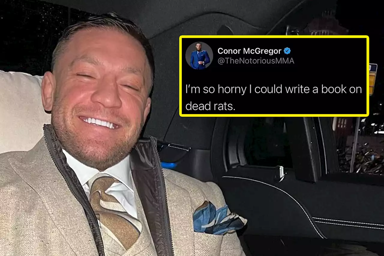 McGregor shocks 10million followers with 'horny' deleted tweet about 'dead rats'