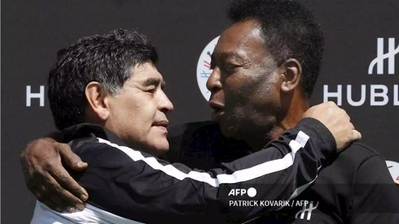 Pele Meninggal Dunia, Pernah Bermimpi Main Bola dengan Maradona di Surga - Tribunnews.com