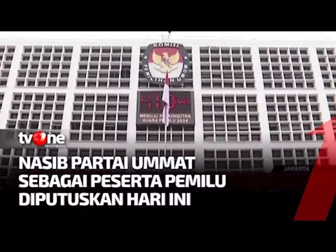 KPU Akan Umumkan Hasil Verifikasi Ulang Partai Ummat Hari Ini - tvOne