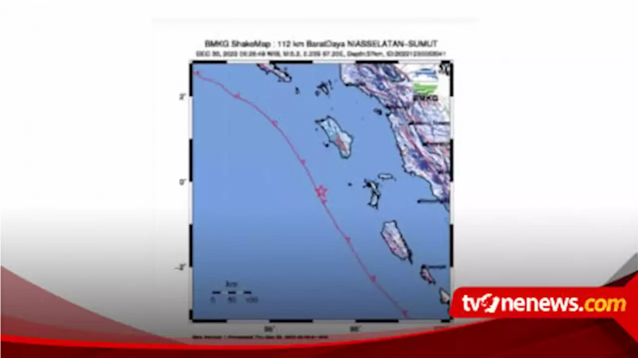 Nias Selatan Diguncang Gempa M 5,2