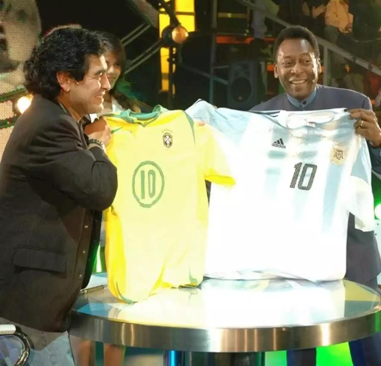 Murió Pelé: su visita a Maradona en su programa de TV - TyC Sports