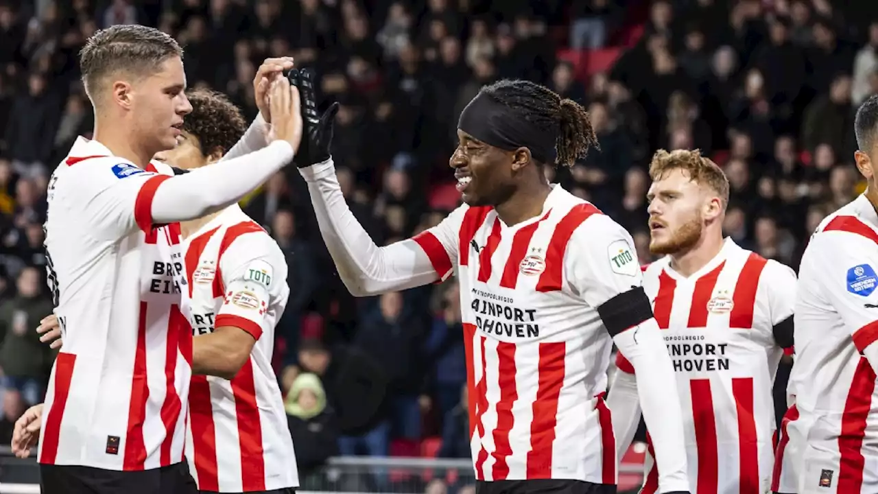 Noni Madueke gidst PSV met karakteristieke goals naar klinkende zege op Milan