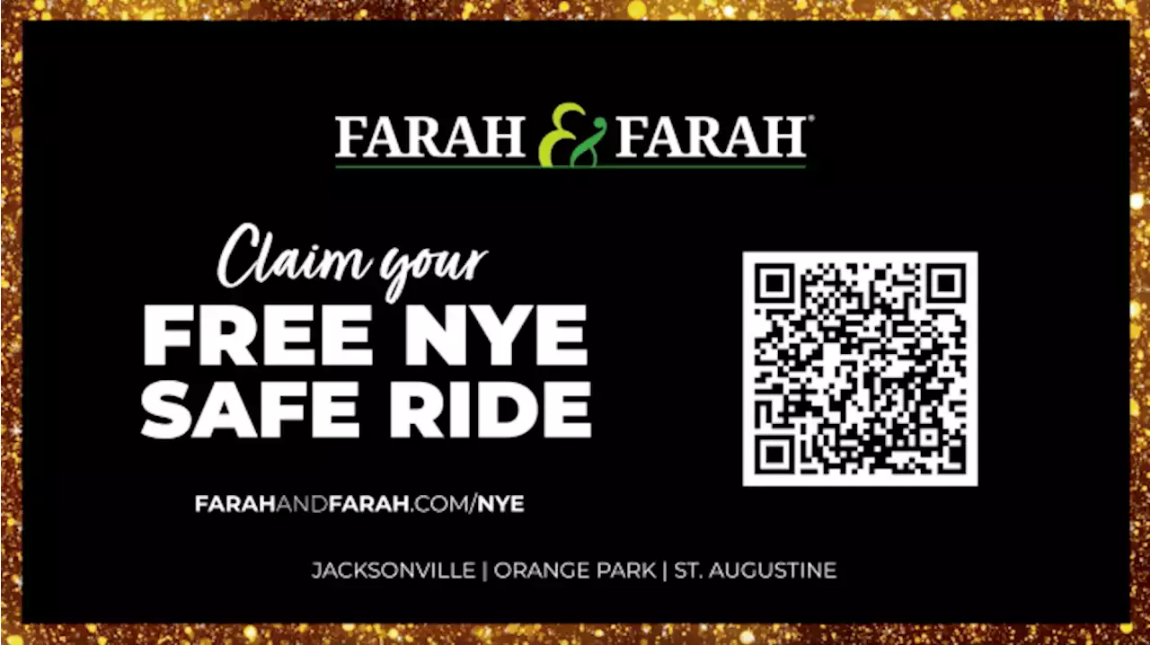 Free Uber and cab rides in Jacksonville and St. Augustine on New Year’s Eve