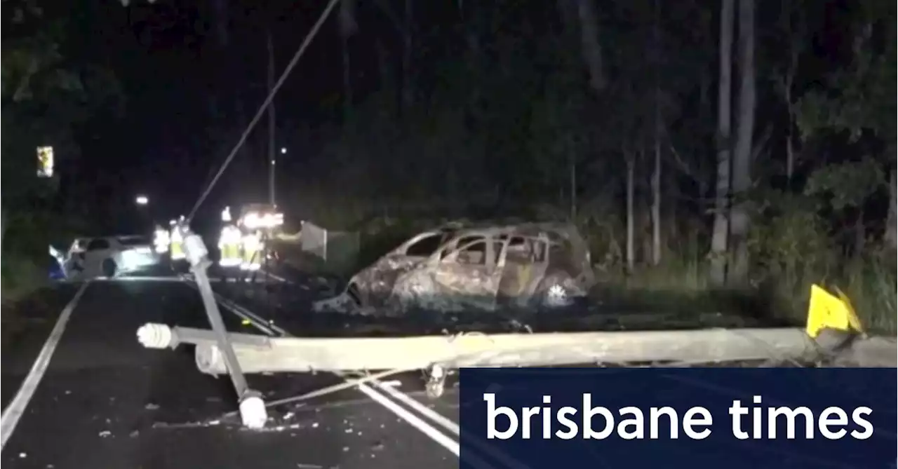 Three dead and Brisbane Bronco’s mum critical in fiery Gold Coast crash