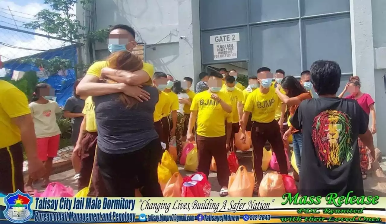 A fresh start for 2023: 54 Talisay City PDLs released from jail