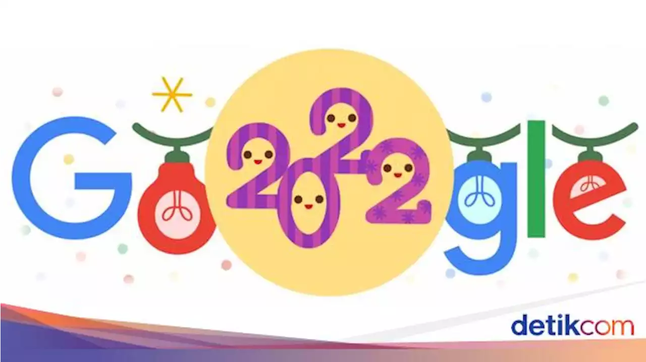 Google Doodle Sambut Malam Tahun Baru 2023