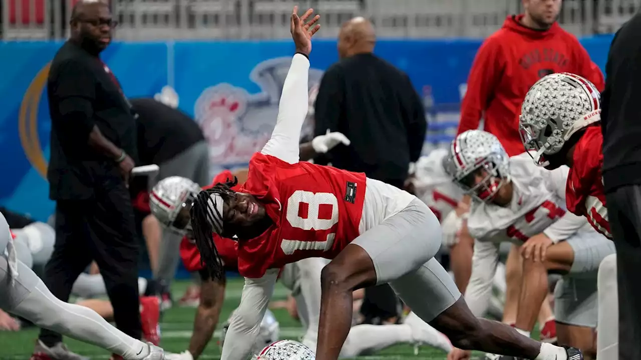 'It's just the way he is.' Marvin Harrison Jr. works with JUGS machine at Ohio State hotel