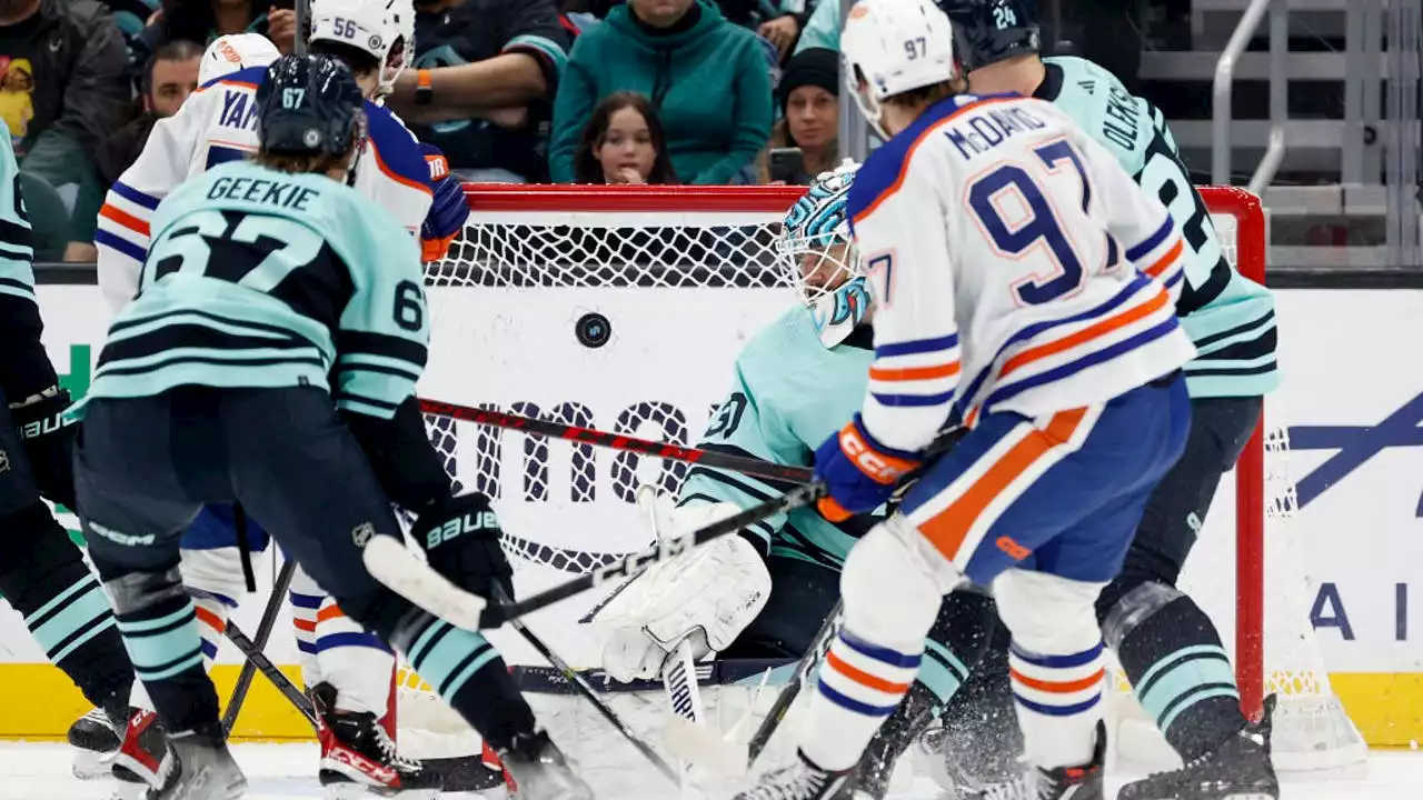 Connor McDavid, Oilers steamroll Kraken in 7-2 loss