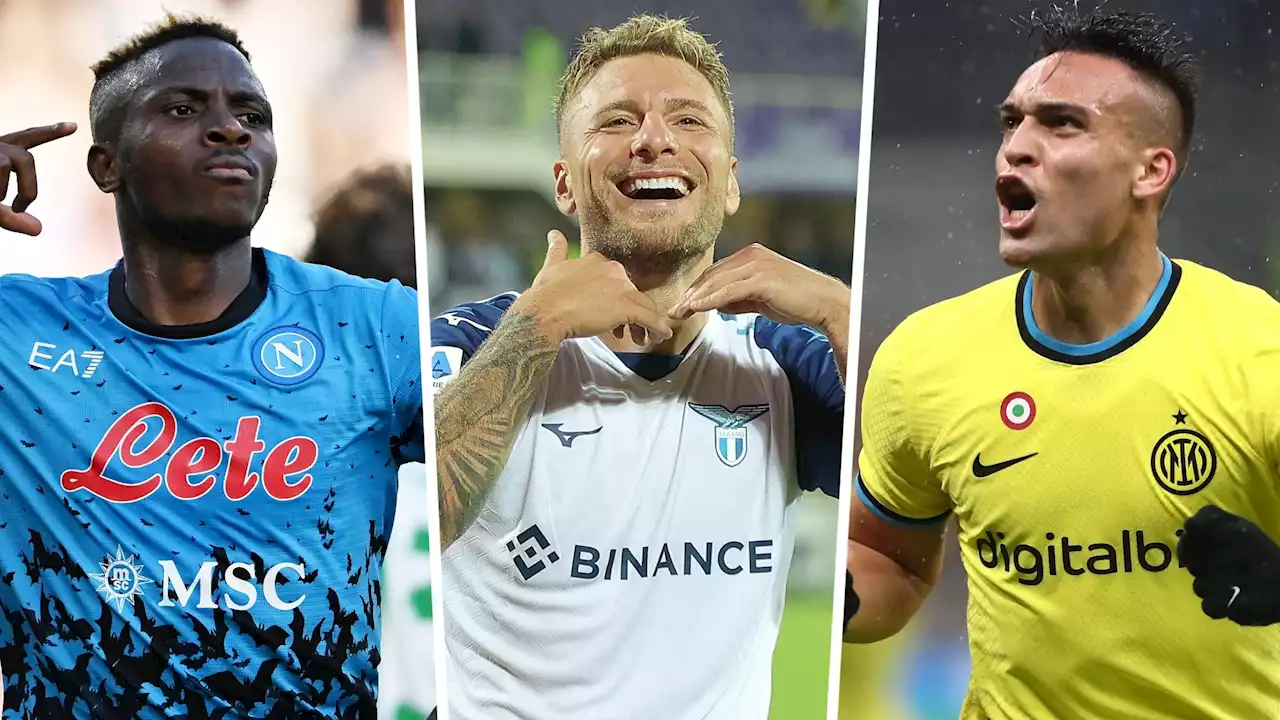 La classifica marcatori del 2022 in Serie A: guida Immobile | Goal.com Italia