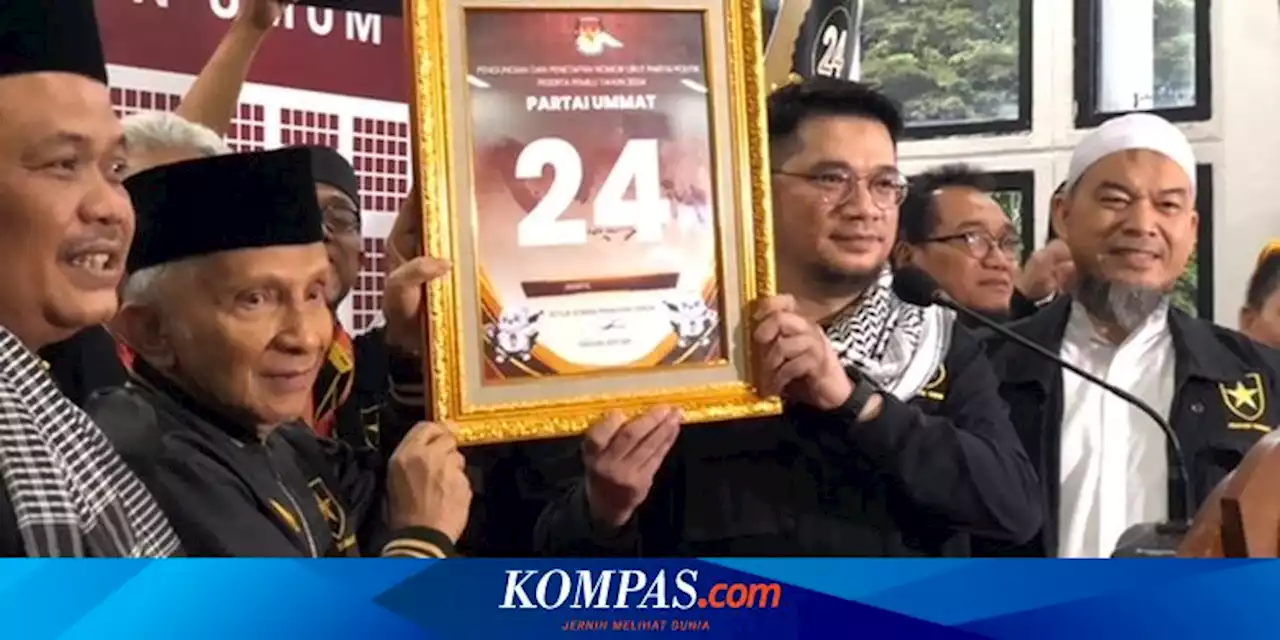 Puja-puji Amien Rais Usai Partai Ummat Lolos Jadi Peserta Pemilu