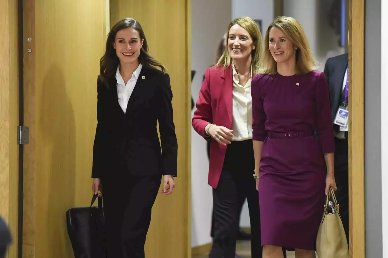 Un altro trilogo | Roberta Metsola, Sanna Marin e Kaja Kallas sono le tre donne europee dell’anno di Linkiesta - Linkiesta.it