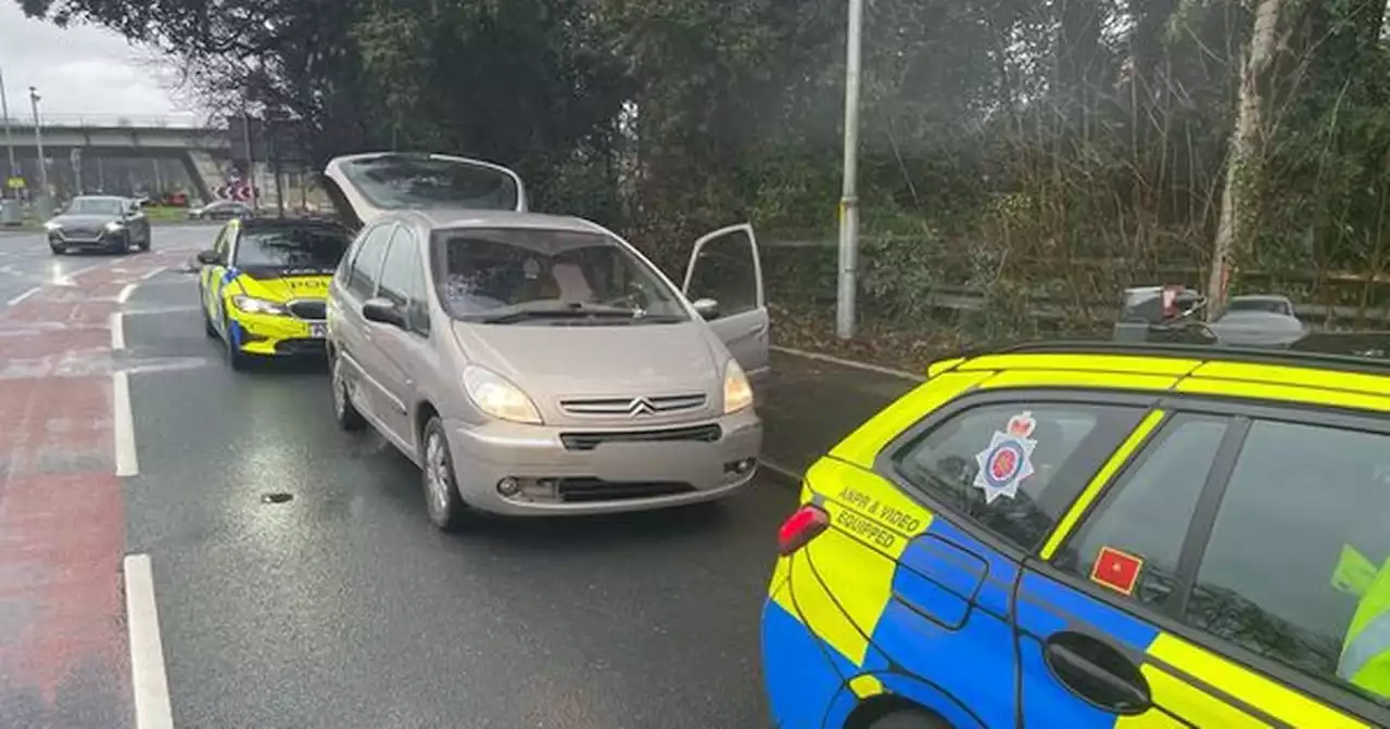 Axe, hammer and knife found in car as driver is taken into custody