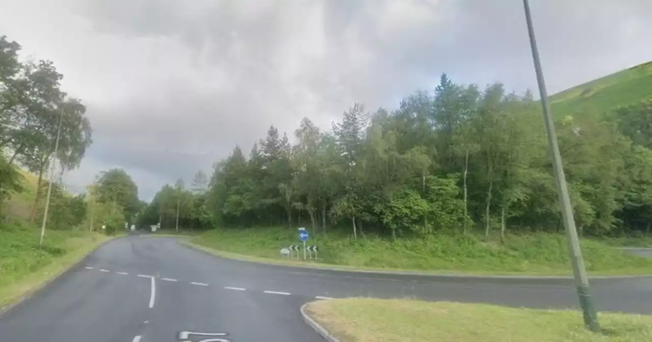 Man found dead near roundabout in Caerphilly