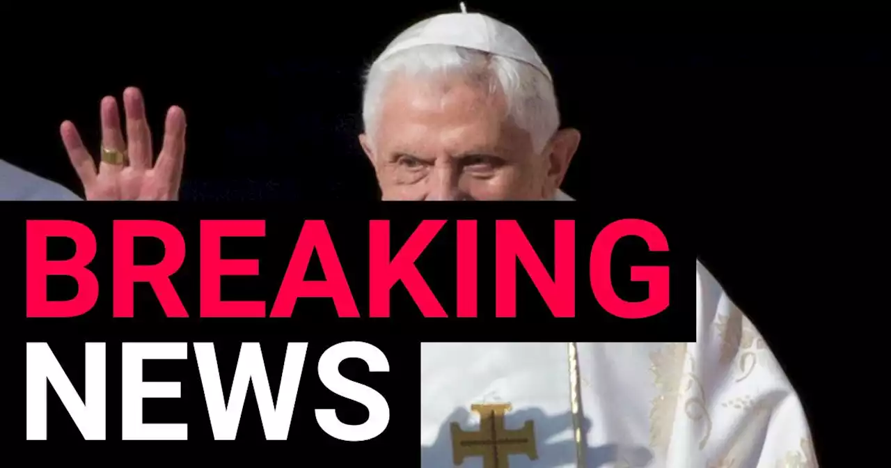 Former Pope Benedict dies at the age of 95 in Vatican City