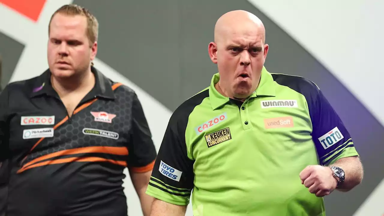 Vertragen als tactiek? Van Duijvenbode ontkent, Van Gerwen lacht: 'Lik mijn reet!'