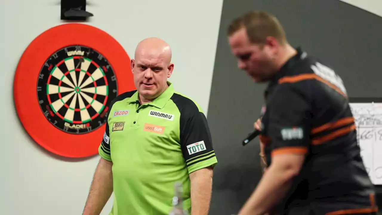 Van Gerwen werd vertraagd door Van Duijvenbode: 'Iedereen kon dat toch zien?'