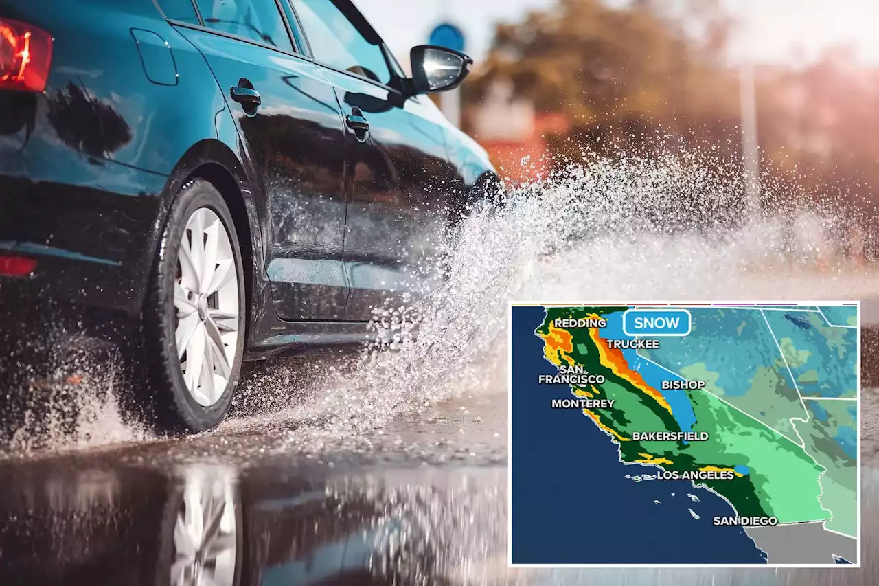 Another atmospheric river begins to soak California