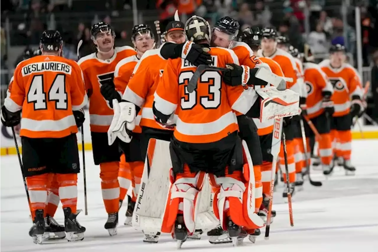 Flyers goalie Samuel Ersson still learning the ropes despite recording first NHL win