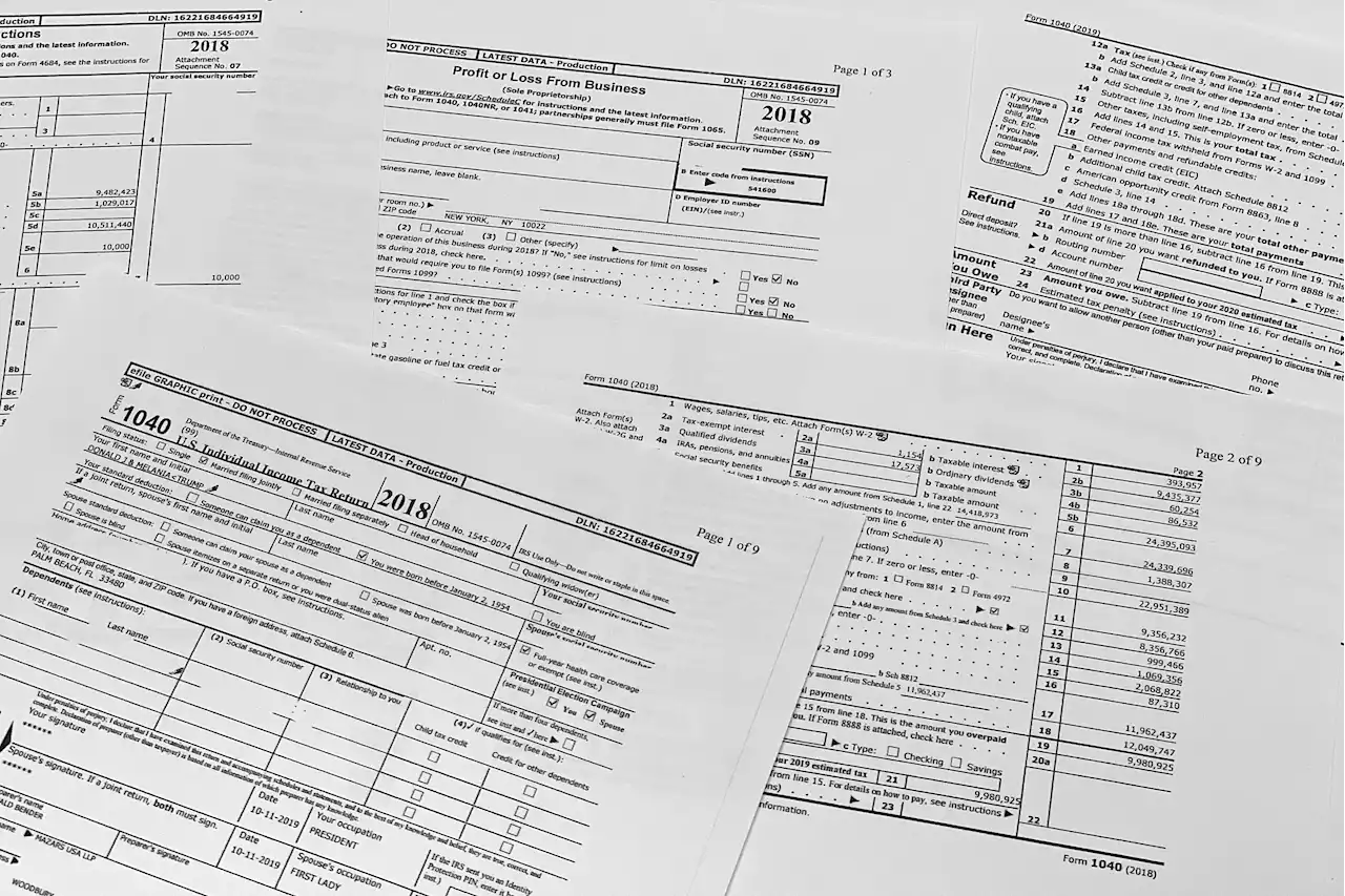 Trump taxes show foreign income from more than a dozen countries