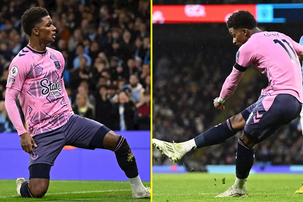 'You're not stopping that with two goalkeepers' - Gray scores stunner against Man City