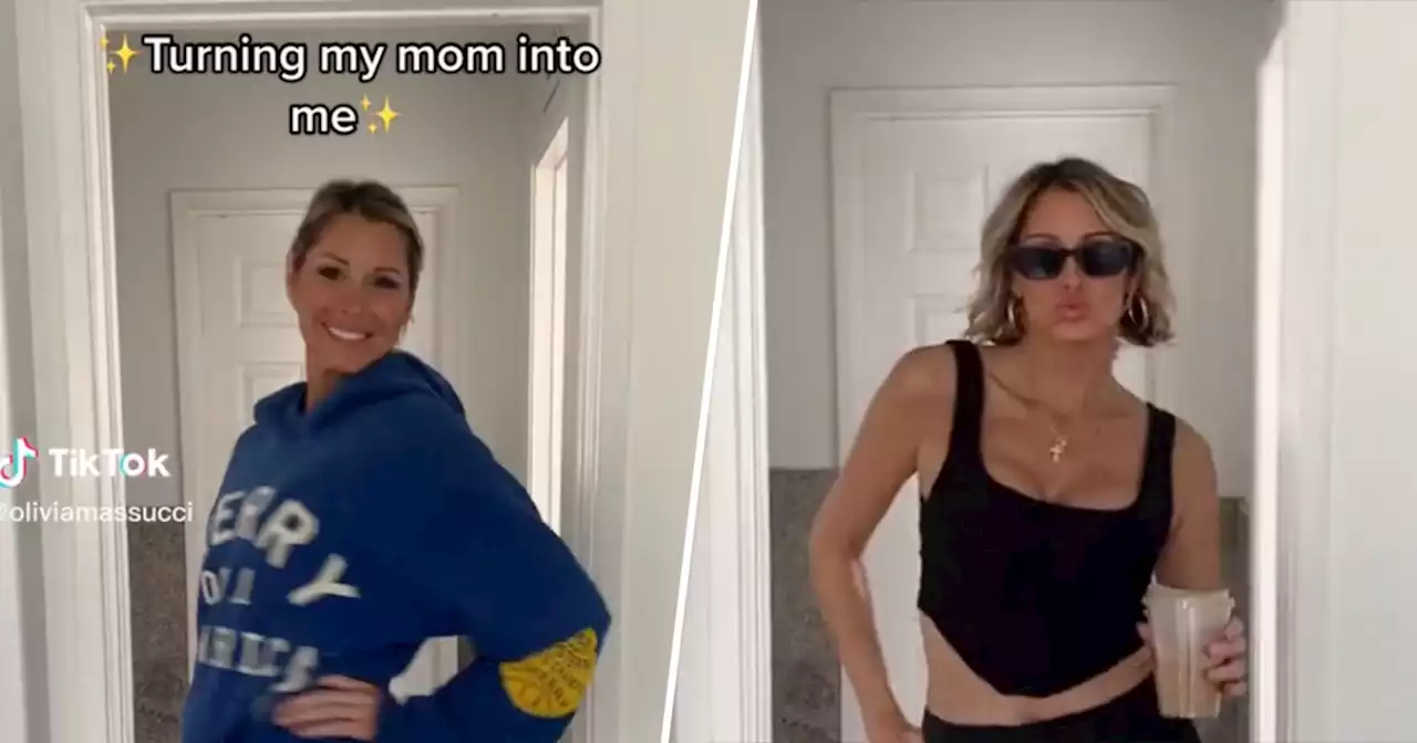 ‘Turning my mom into me’ TikTok trend proves that age is just a number