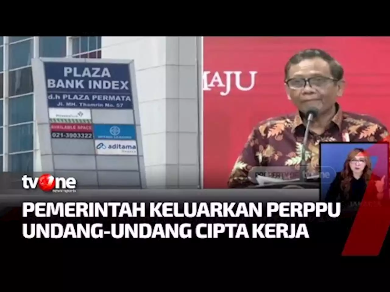 'Ada Kebutuhan Mendesak' Alasan Pemerintah Terbitkan Perppu Cipta Kerja - tvOne