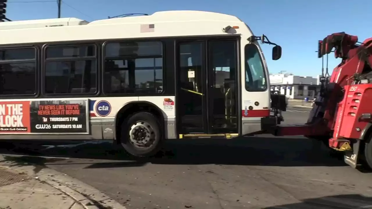 CPD officer, CTA bus driver, man sent to hospital after South Austin crash: Chicago police