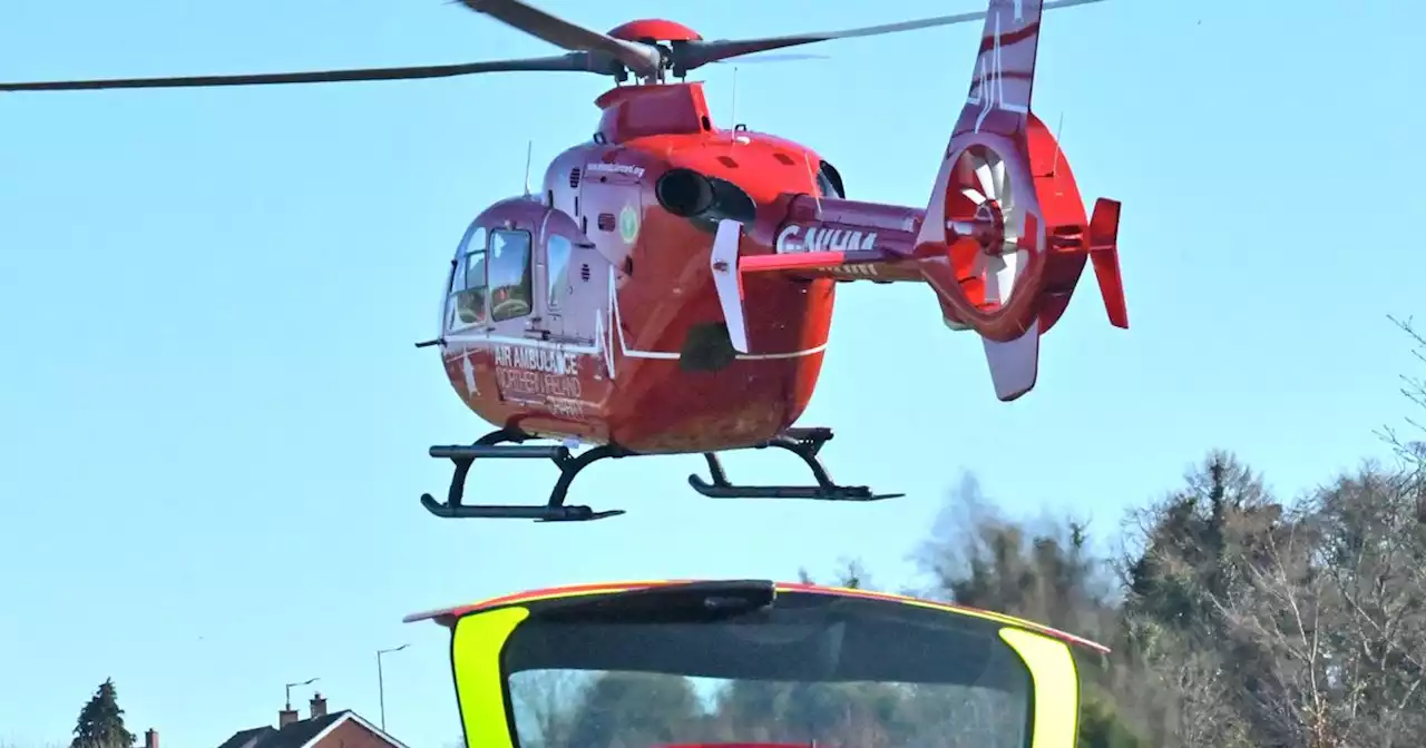 Tyrone footballer airlifted to hospital following accident travelling from match