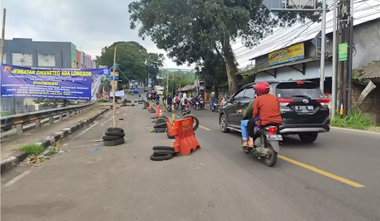 Kendaraan Berat Terus Melintas, Jembatan Cikereteg di Bogor Rawan Ambrol